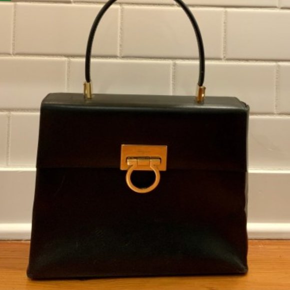 Salvatore Ferragamo Shoulder Hand Bag Vintage - Picture 1 of 11
